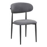 Scaun Kaourt, picioare negre, Diverse culori, 49x55x80 cm - Antracit | SKU: 428-000007 | Scaun Kaourt, picioare negre, 49x55x80 cm, varianta Antracit, produs pentru amenajarea locuinței, disponibil online în România la CasaMob