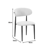 Scaun Kaourt, picioare negre, Diverse culori, 49x55x80 cm - Antracit | SKU: 428-000007 | Scaun Kaourt, picioare negre, 49x55x80 cm, varianta Antracit, produs pentru amenajarea locuinței, disponibil online în România la CasaMob