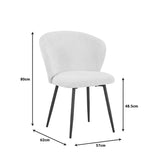 Scaun Karg, Diverse culori, 57x62x80 cm - Turcoaz