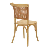 Scaun Karley lemn de fag Natural-scaun din ratan, Natural, 48x52x89 cm