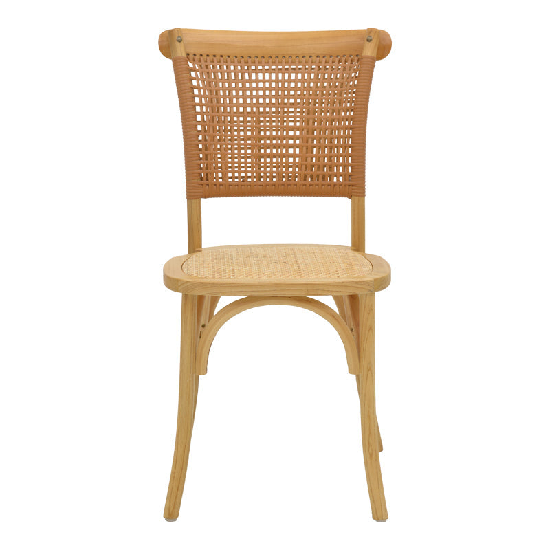 Scaun Karley lemn de fag Natural-scaun din ratan, Natural, 48x52x89 cm