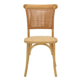 Scaun Karley lemn de fag Natural-scaun din ratan, Natural, 48x52x89 cm