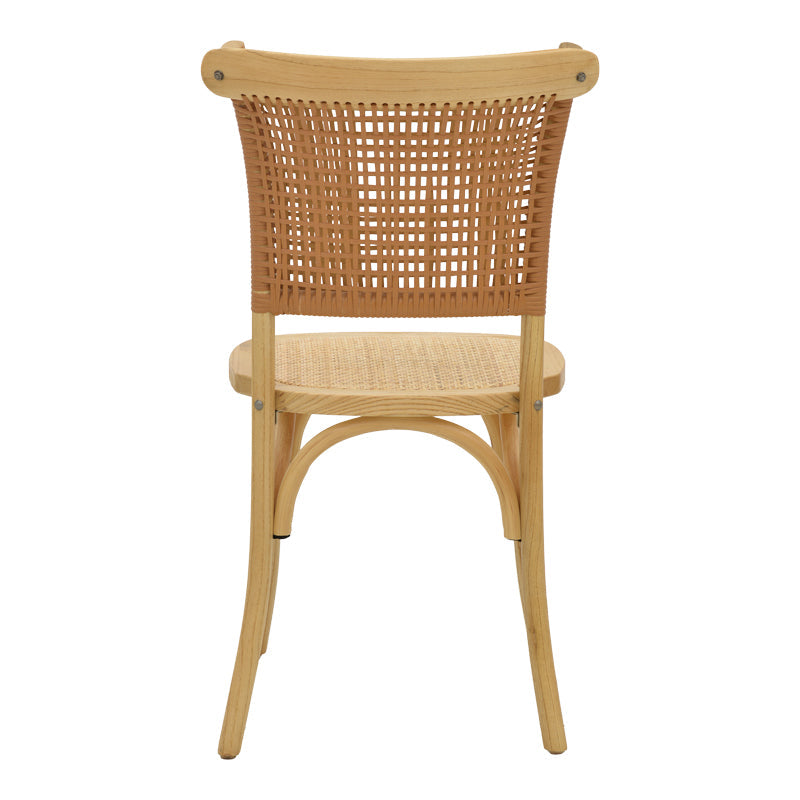 Scaun Karley lemn de fag Natural-scaun din ratan, Natural, 48x52x89 cm