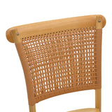Scaun Karley lemn de fag Natural-scaun din ratan, Natural, 48x52x89 cm