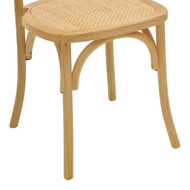 Scaun Karley lemn de fag Natural-scaun din ratan, Natural, 48x52x89 cm