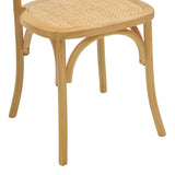 Scaun Karley lemn de fag Natural-scaun din ratan, Natural, 48x52x89 cm