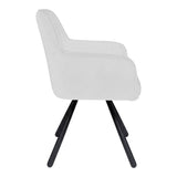 Scaun Kinuz, Stofa, 55x60x86 cm - Bej