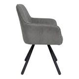 Scaun Kinuz, Stofa, 55x60x86 cm - Gri