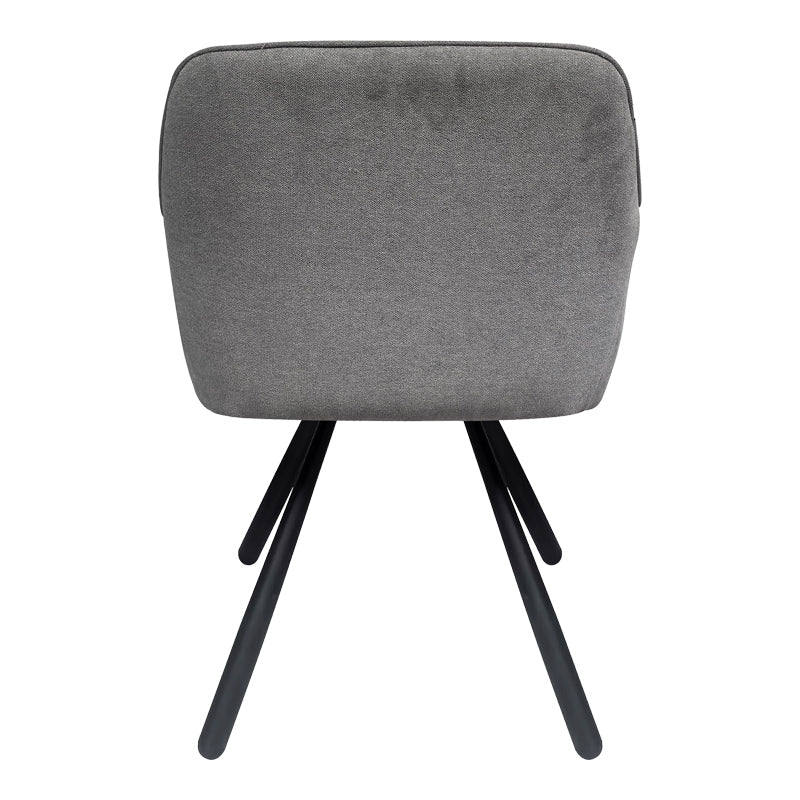 Scaun Kinuz, Stofa, 55x60x86 cm - Gri