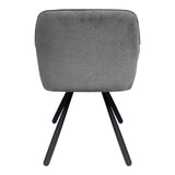 Scaun Kinuz, Stofa, 55x60x86 cm - Gri