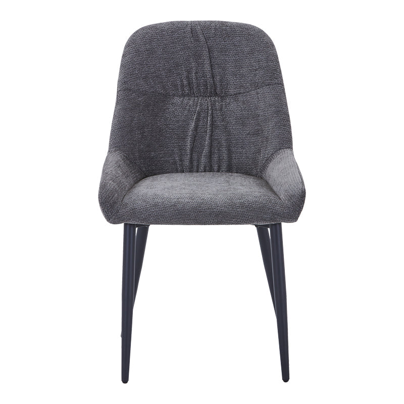 Scaun Larissia, Stofa, 53x59x89 cm - Antracit