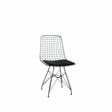 Scaun metal Frame, Negru, 53x80x51 cm