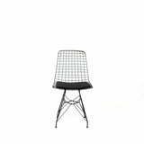 Scaun metal Frame, Negru, 53x80x51 cm