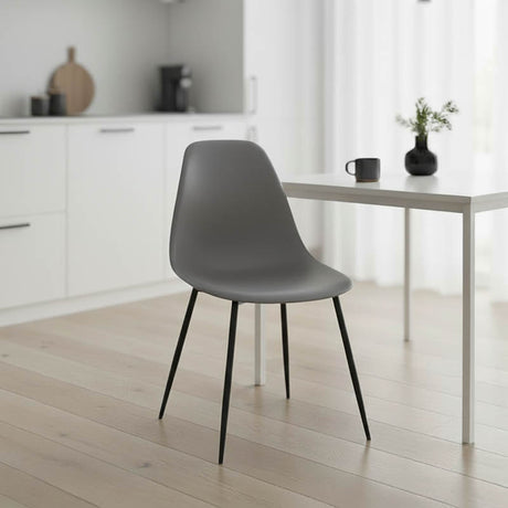 Scaun modern Ballen, antracit, 41x53x84 cm