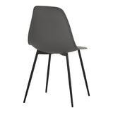 Scaun modern Ballen, antracit, 41x53x84 cm