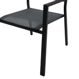 Scaun Moly, Antracit - Negru, 56x61x87 cm - Negru