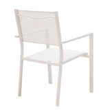 Scaun Moly, Antracit - Negru, 56x61x87 cm - Alb