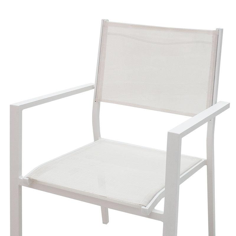 Scaun Moly, Antracit - Negru, 56x61x87 cm - Alb