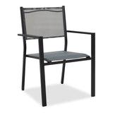 Scaun Moly, Antracit - Negru, 56x61x87 cm - Negru
