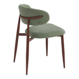 Scaun Moss, Stofa, Verde, 53x50x76 cm
