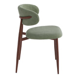 Scaun Moss, Stofa, Verde, 53x50x76 cm