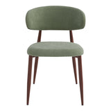 Scaun Moss, Stofa, Verde, 53x50x76 cm