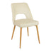 Scaun Murde, catifea si metal, 48x61x89 cm - 357-000002
