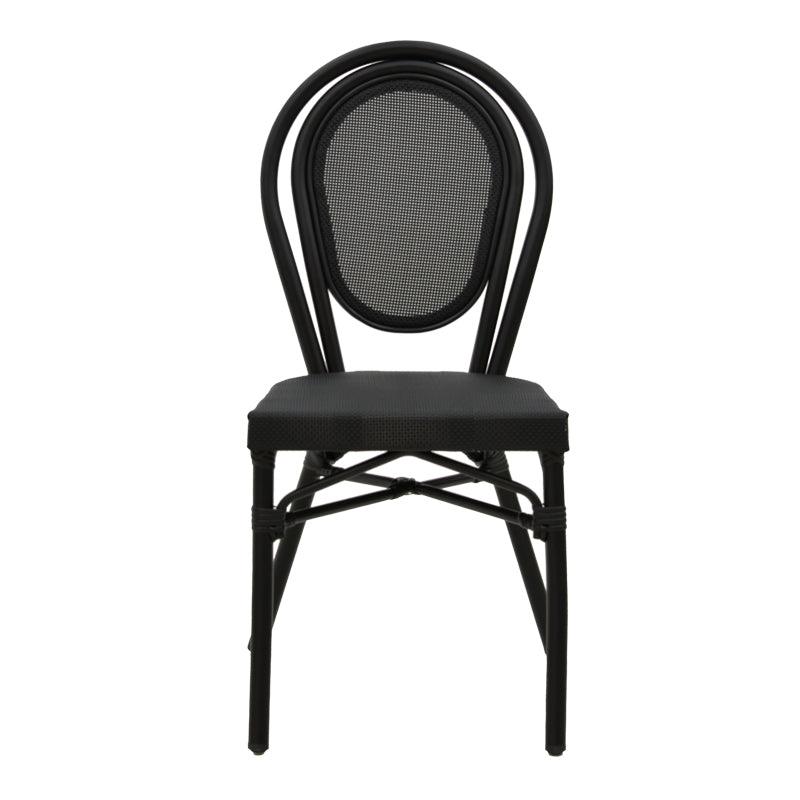 Scaun Nacia, Negru - Maro, 45x59x85 cm - Negru