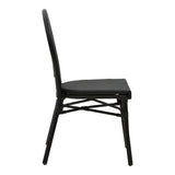 Scaun Nacia, Negru - Maro, 45x59x85 cm - Negru
