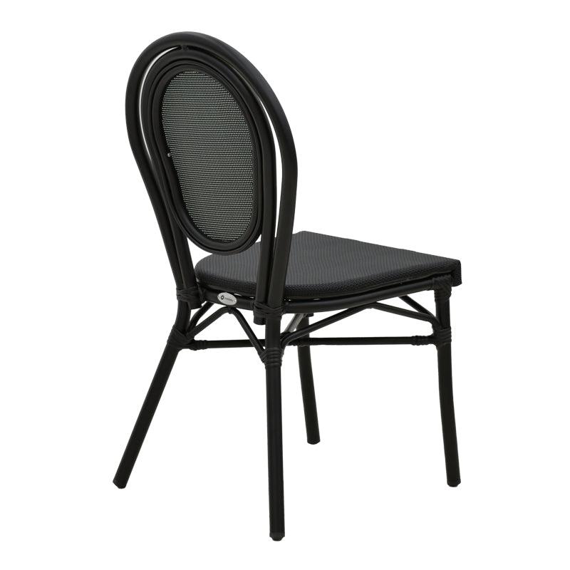 Scaun Nacia, Negru - Maro, 45x59x85 cm - Negru