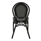 Scaun Nacia, Negru - Maro, 45x59x85 cm - Negru