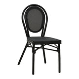 Scaun Nacia, Negru - Maro, 45x59x85 cm - Scaun Nacia, Negru - Maro, 45x59x85 cm