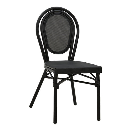 Scaun Nacia, Negru - Maro, 45x59x85 cm