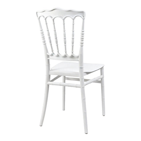 Scaun Napoleon, alb, 38x46x89 cm