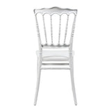 Scaun Napoleon, alb, 38x46x89 cm