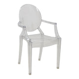 Scaun Narova PC Transparent, Multicolor, 43x48x92 cm