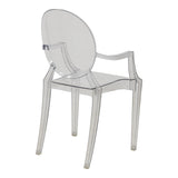 Scaun Narova PC Transparent, Multicolor, 43x48x92 cm