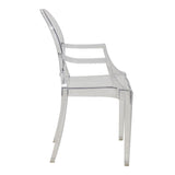 Scaun Narova PC Transparent, Multicolor, 43x48x92 cm