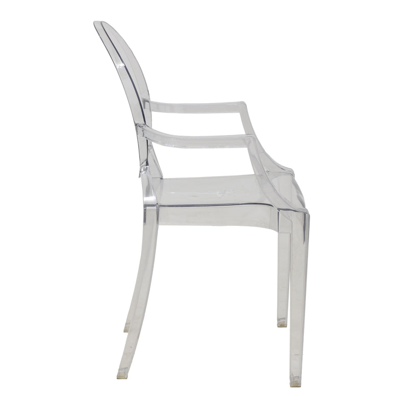 Scaun Narova PC Transparent, Multicolor, 43x48x92 cm, detaliu produs