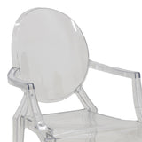 Scaun Narova PC Transparent, Multicolor, 43x48x92 cm