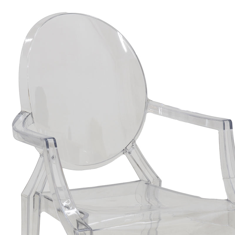 Scaun Narova PC Transparent, Multicolor, 43x48x92 cm, perspectiva suplimentara