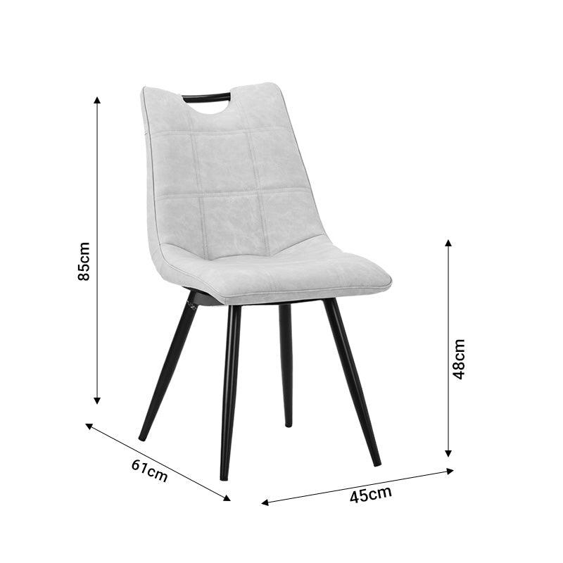 Scaun Nely, 47x61x85 cm - Bej