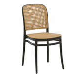 Scaun Nereus, Alb - Negru, 45x43x84 cm - Scaun Nereus, Alb - Negru, 45x43x84 cm - 292-000006