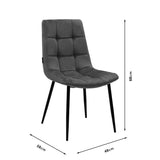 Scaun Nola, Maro, 58x48x88 cm