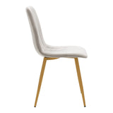 Scaun catifelat Noor, Velvet, Picioare, Gri - Verde, 44x53x86 cm - Gri