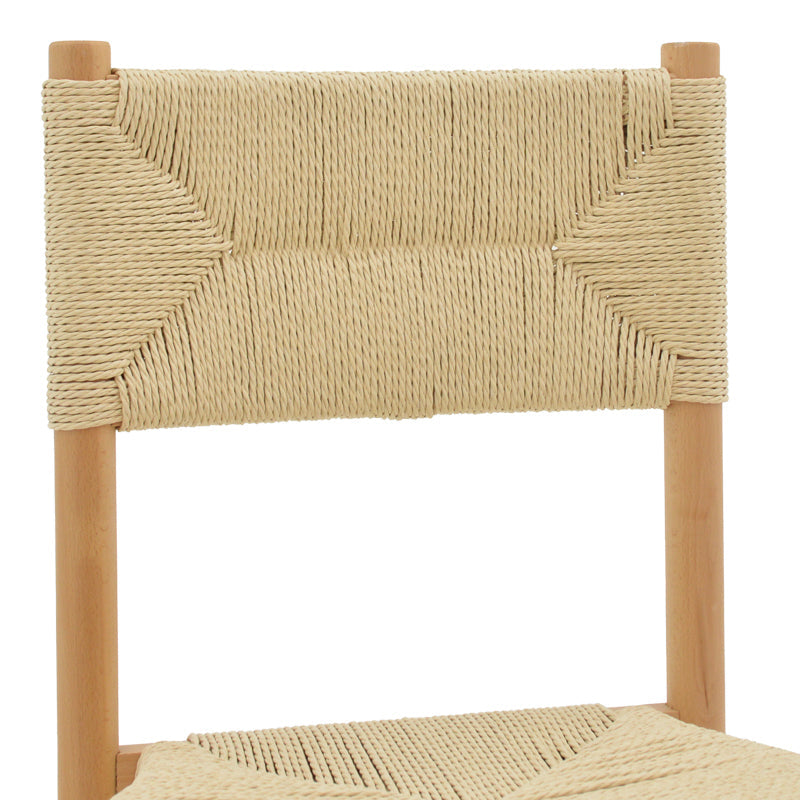 Scaun Oarvine Natural-funie, Natural, 46x52x88 cm