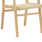 Scaun Olivier, Bej - Natural, 62x60x85 cm - Natural