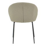 Scaun Olympian tesatura, Gri, 50x55x83 cm
