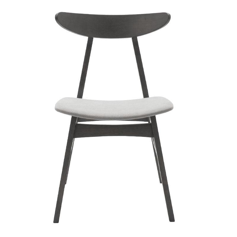 Scaun Orlean, Gri - Nuc, 53x49x78 cm - Gri