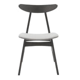 Scaun Orlean, Gri - Nuc, 53x49x78 cm - Gri